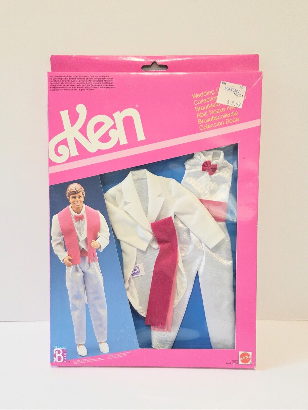 1990 Barbie Ken Wedding Collection Fashions NIB